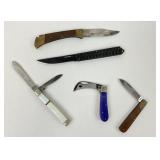 5 pocketknives