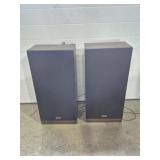 Quasar Speakers (2) Model No. SW 437 yw