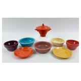 Fiesta Ceramic Tableware in Mixed Colors