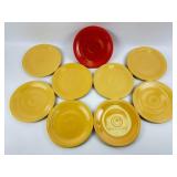 9 Fiestaware 9.5 Inch Dinner Plates