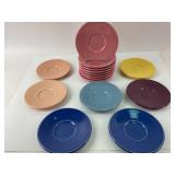 Fiesta Homer Laughlin China Colorful Saucers