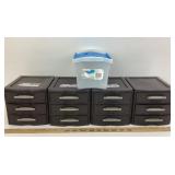 Sterilite Weave Stacking Drawers & 3 Qt Photo Keep