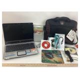 HP Laptop, SwissGear Bag, Accessories