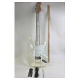 Skylark Electric Guitar With Clear Acrylic Body