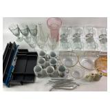 Glassware, Ceramic Mugs, Display Stands