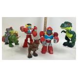 Playskool Heroes Transformers Imaginext Dinosaurs