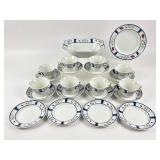 Adams Lancaster Ironstone Tea Set