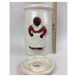 1988 Black Americana Butter Churn Crock