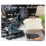 Knight Rollerblades, Outdoor Turkey Statue, Nails,