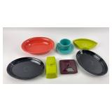 Fiesta Dinnerware Plates, Bowls, Butter Dish