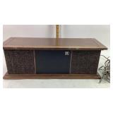 Untested Magnavox Wooden Audio Speaker Cabinet