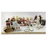 Ceramic, Glass Salt and Pepper Shakers