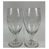 Budweiser Clydesdales Glass Set 1996