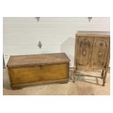 Cedar chest, wood cabinet