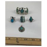 Jewelry With Turquoise Inlays