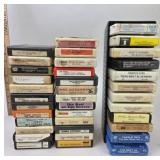 Country, Bluegrass, and Pop 8-Track Tapes