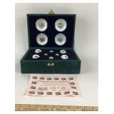 Holiday Barbie China Set With Case
