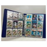 Orel Hershiser Baseball Cards Binder