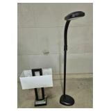Verilux Adjustable Floor Lamp (No Plug) & Table