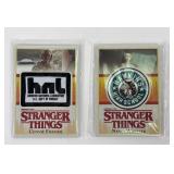 2 Topps stranger things patch cards