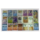 25 Pokï¿½mon trading cards