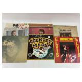 8 vinyl Records: John Lennon, Elvis, Mama Cass