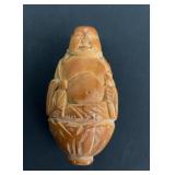 Finely carved antique Chinese Hediao olive pit