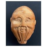 Finely carved antique Chinese Hediao olive pit