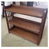 Wood craftsman style shelf