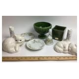 Haeger Pottery, Theodore Haviland Saucers, Ceramic