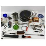 Kitchen Tools, Glassware, Decorative Items