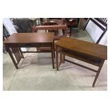 Wood desk, hallway table