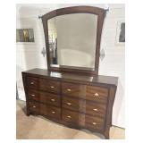 6 drawer dresser with mirror