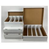4 Trading Card Storage Boxes