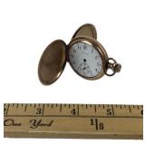 Waltham Pocket Watch with Engraved Case