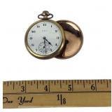 Elgin Pocket Watch With Case