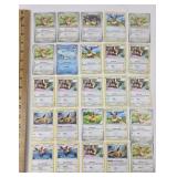 25 Pokï¿½mon Eevee trading cards