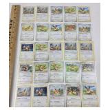 25 Pokï¿½mon Eevee trading cards