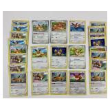 25 Pokï¿½mon Eevee trading cards