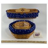 Longaberger Woven Baskets, Some With Liners