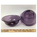 Purple Pyrex Bowls