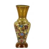 Amber Glass Vase