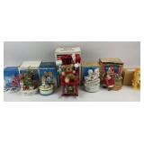 Christmas Music Boxes, Figurines, Holiday Decor