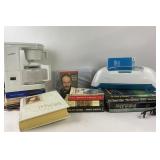 Proctor-Silex Coffee Maker, Laminator, Books