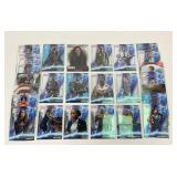 28 Topps chrome Marvel trading cards