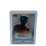 Topps Star Wars autograph card Zero