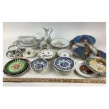 Porcelain Plates, Cups, Saucers, Leigh Ware, CT Wa