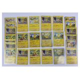 25 Pokï¿½mon Pikachu trading cards