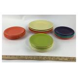 Fiestaware Ceramic Plates, Multicolor