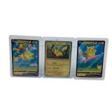 3 Pokï¿½mon Pikachu cards